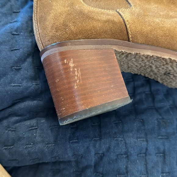 SUNDANCE Catalog Suede Ankle Boots Size 39 (Size 8) Gorgeous Like New - Picture 14 of 14